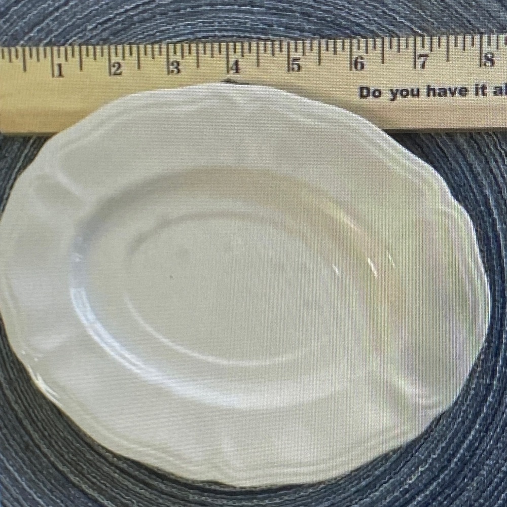 Federalist Ironstone Gravy Boat Plate